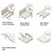 Decking Starter Clips Fixings stainless steel anti corrosive  (50) for Composite Decking Plastic Decking PVC Decking WPC Decking Board